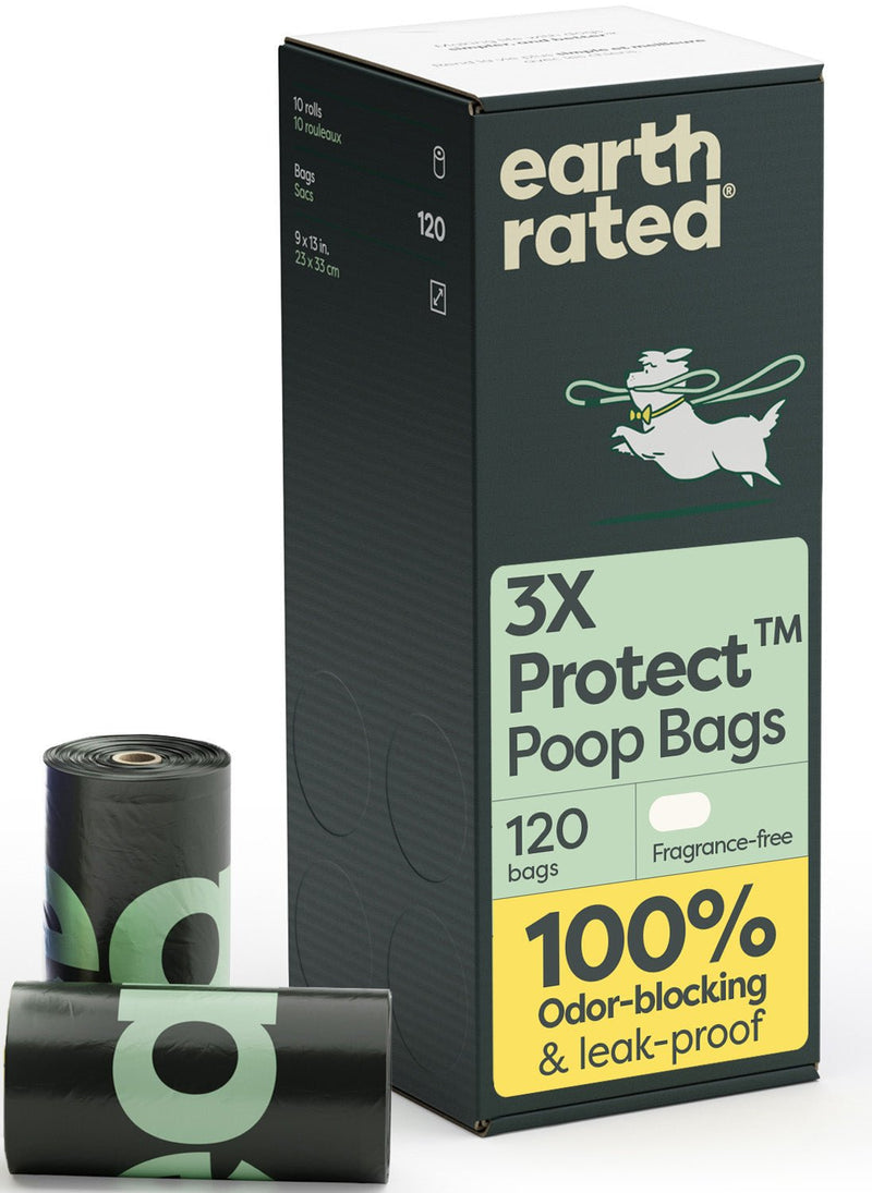 Odor-Blocking Dog Poop Bags Refill Rolls With 3X Protect Technology Z5